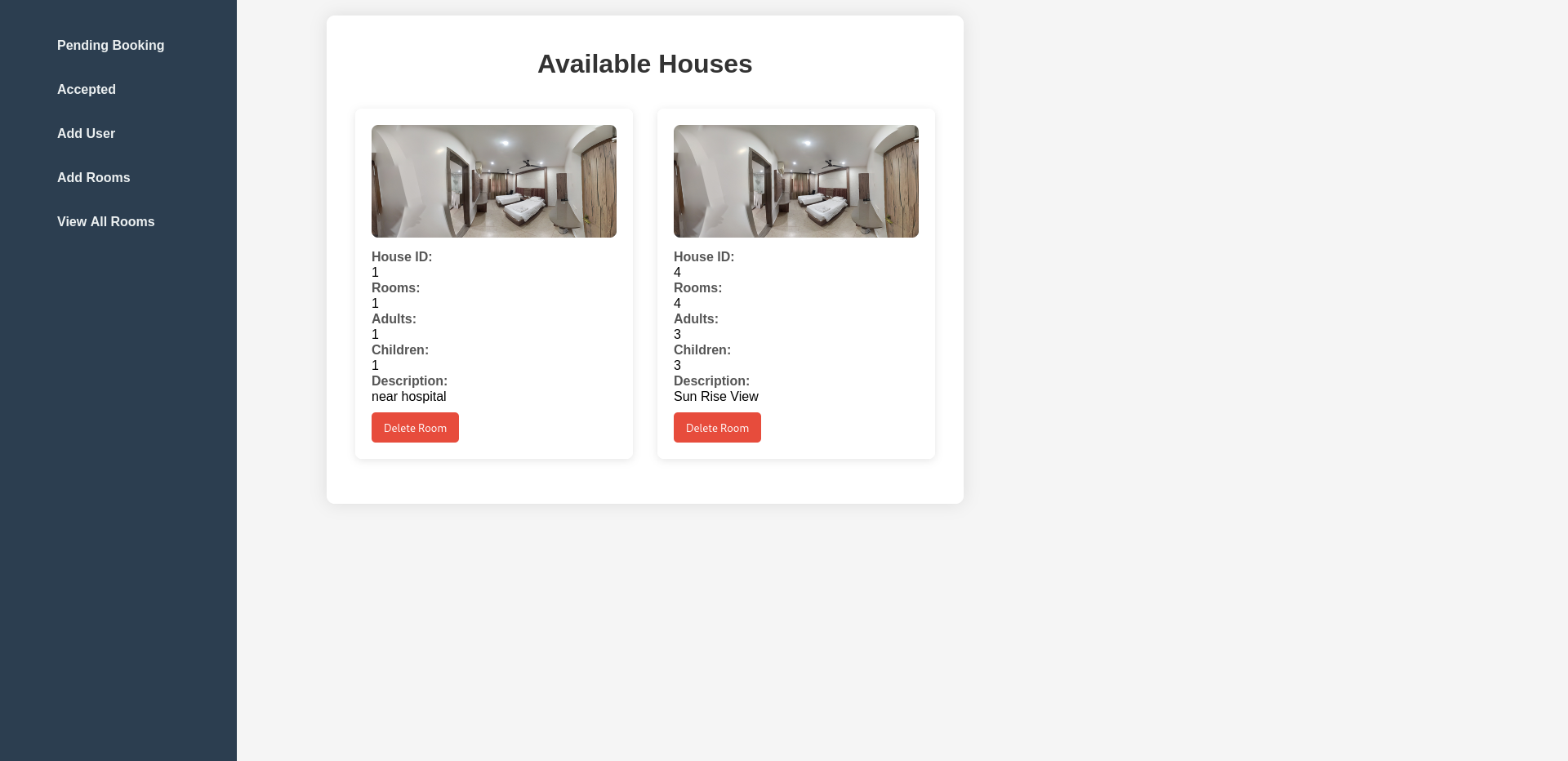 Room Booking Web